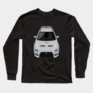 Lancer Evolution X Evo 10 2008-2016 - Silver Long Sleeve T-Shirt